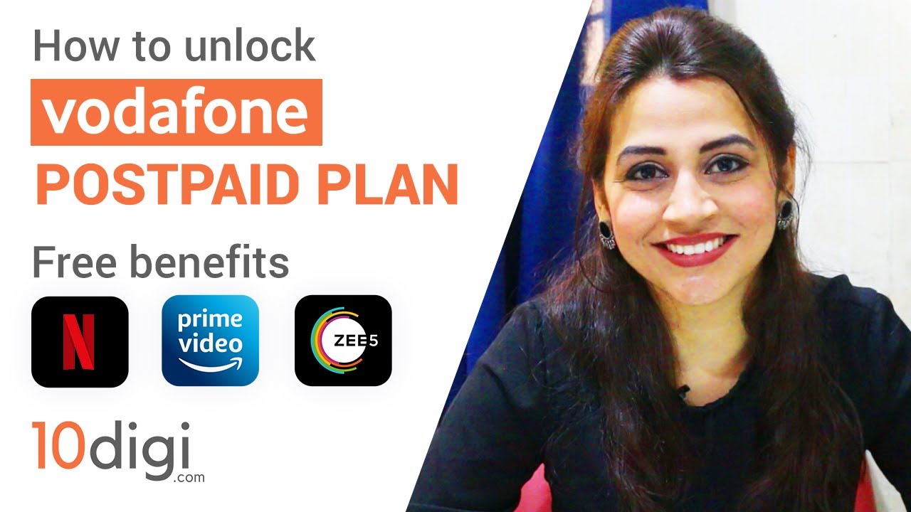 How to Unlock Vodafone Postpaid Plan Free Benefits || Free Netflix, Amazon Prime, Zee5