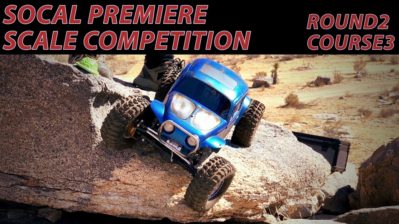 SOCAL PREMIERE SCALE COMPETITION round 2 Course 3 SORRCA RC Crawling comp