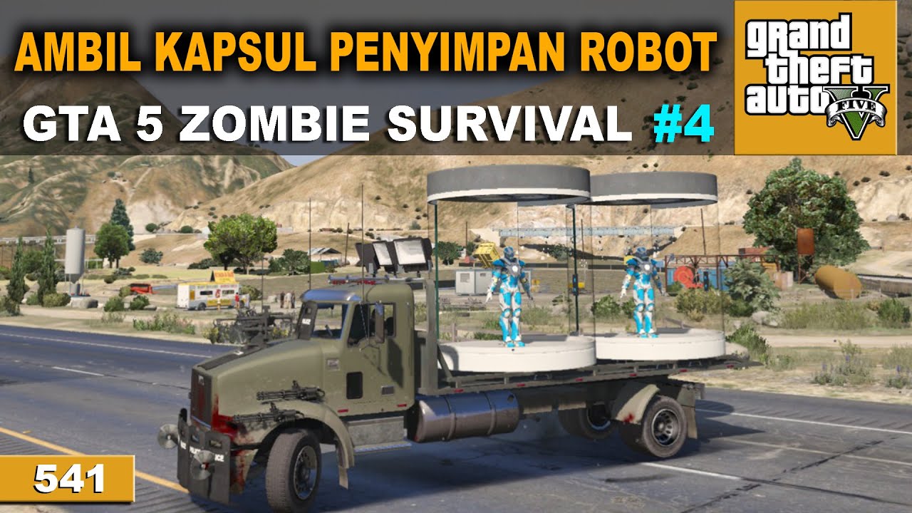 GTA 5 ZOMBIE SURVIVAL - MENYELINAP LEWAT BAWAH LAUT #541