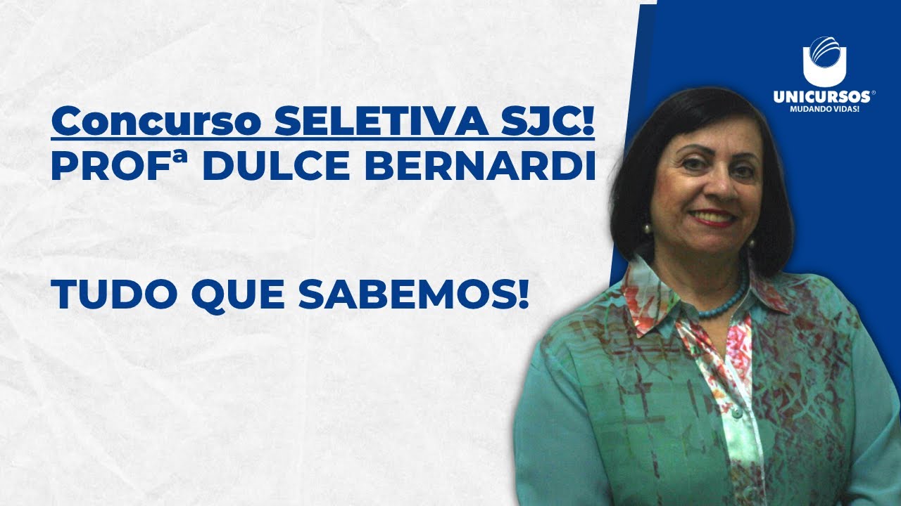 TUDO O QUE SABEMOS SOBRE O CONCURSO DA SELETIVA DE SJC (Concurso de professores!)