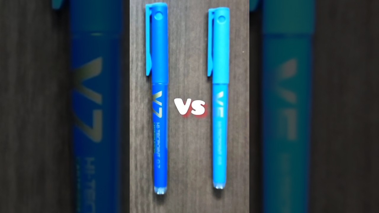 V7 vs V5 cartridge pen 