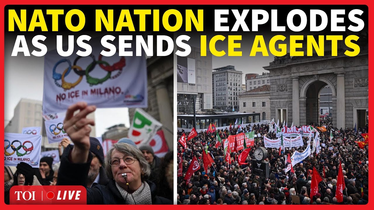 Milan ICE Protests LIVE | &lsquo;LEAVE ITALY!&rsquo;: NATO Nation UP IN ARMS Against Trump&rsquo;s Agents | Olympics