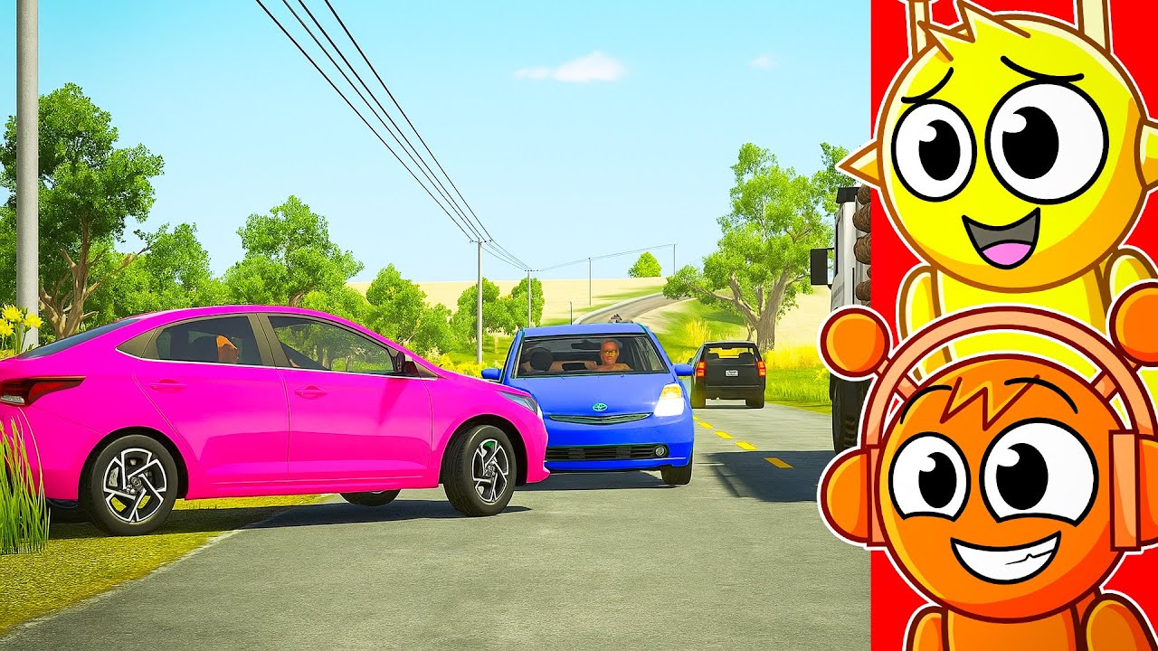 Sprunki реагирует на РЕАЛИСТИЧНЫЕ АВТОСТОЛКНОВЕНИЯ! (BeamNG Drive)