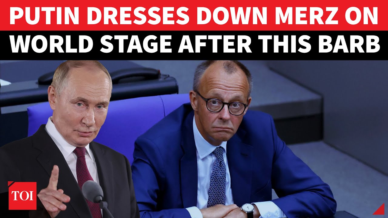 ‘First Fix Germany…’: Putin ‘HUMILIATES’ Merz On World Stage After Fresh Jibe Over Ukraine