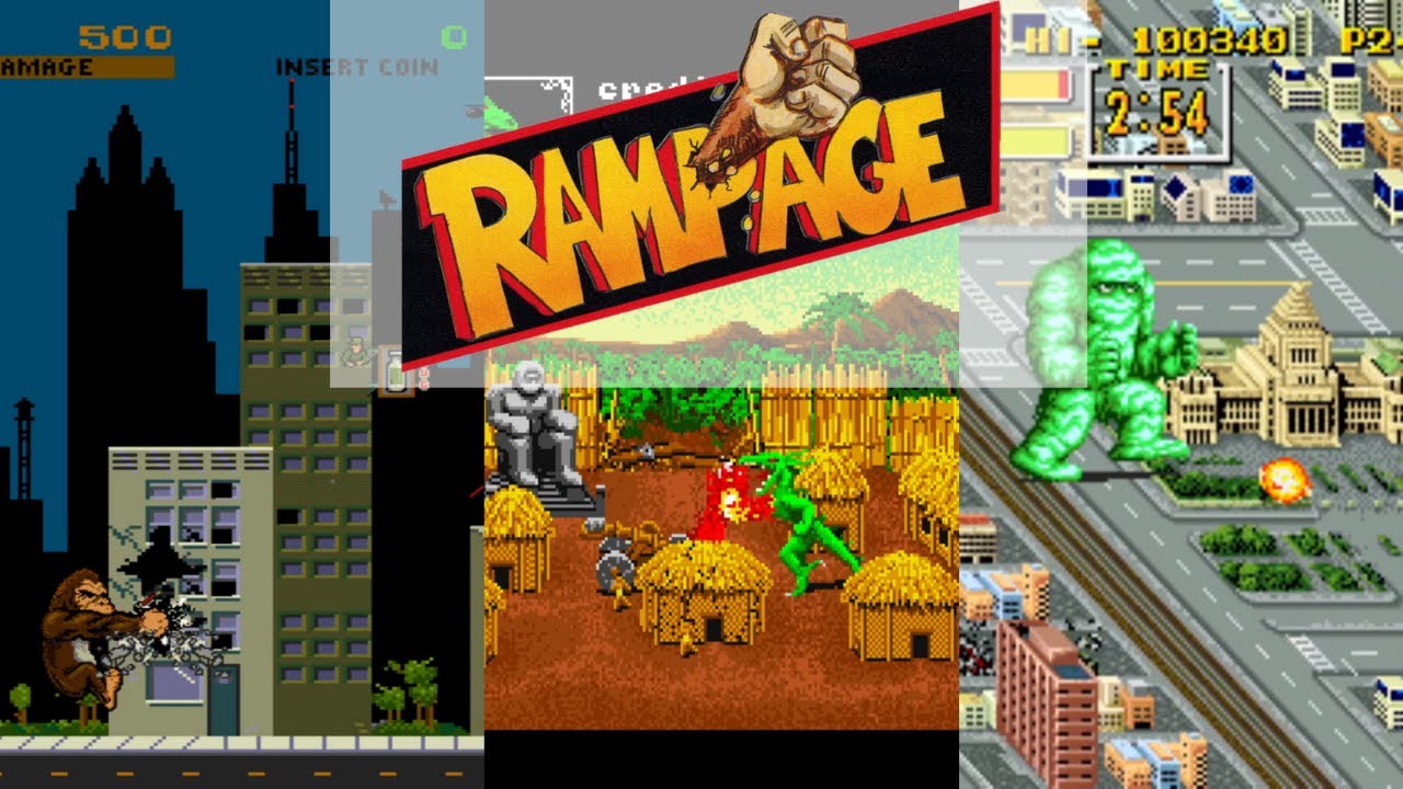 Rampage Clones, Knockoffs, and Copycats Comparison (HD) | Arcade Game Clones