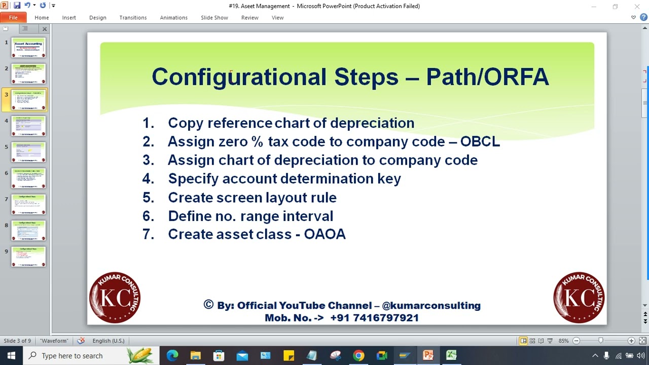 SAP Asset Accounting Process_1 | हिंदी में Step-by-Step
