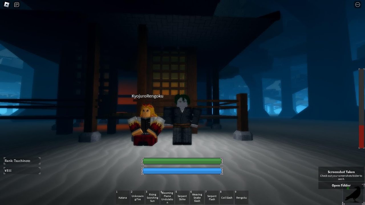 Demon journey | Flame breathing showcase and location (Revamped Rengoku)