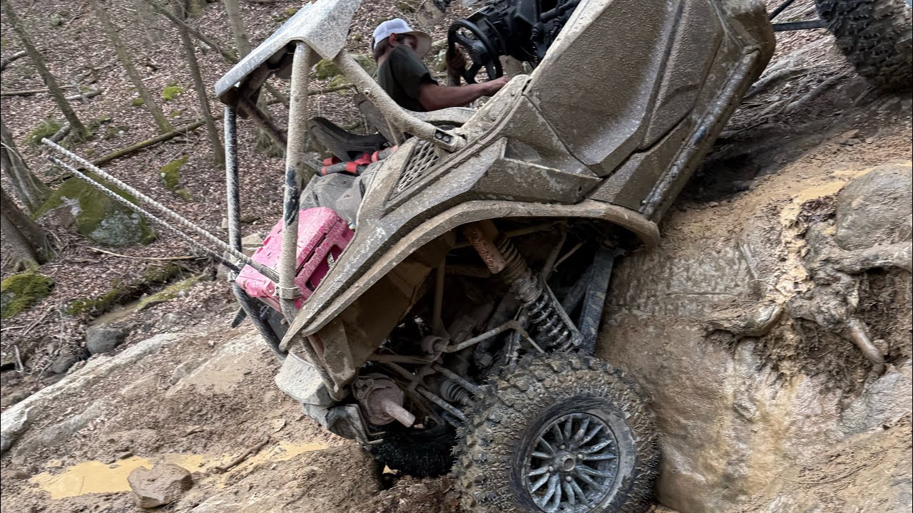 East Lynn outlaw trails. “Humpty Dumpty “ Rock crawling action … 