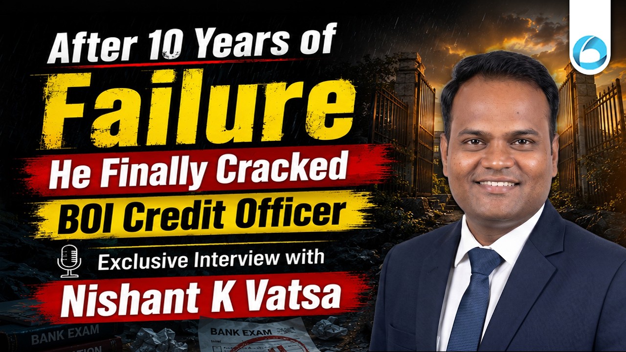 After 10 Years of Failure, He Finally Cracked BOI Credit Officer | Success Story ft. Nishant K Vatsa