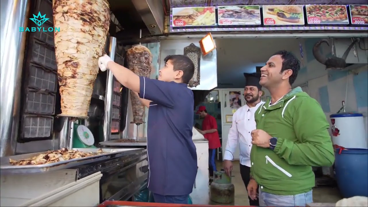 اكبر لفة گص بـ العالم بطول 210 متر؟! | لقاء #اكل_شوارع مع الشيف نعيم ابو الكص في كربلاء
