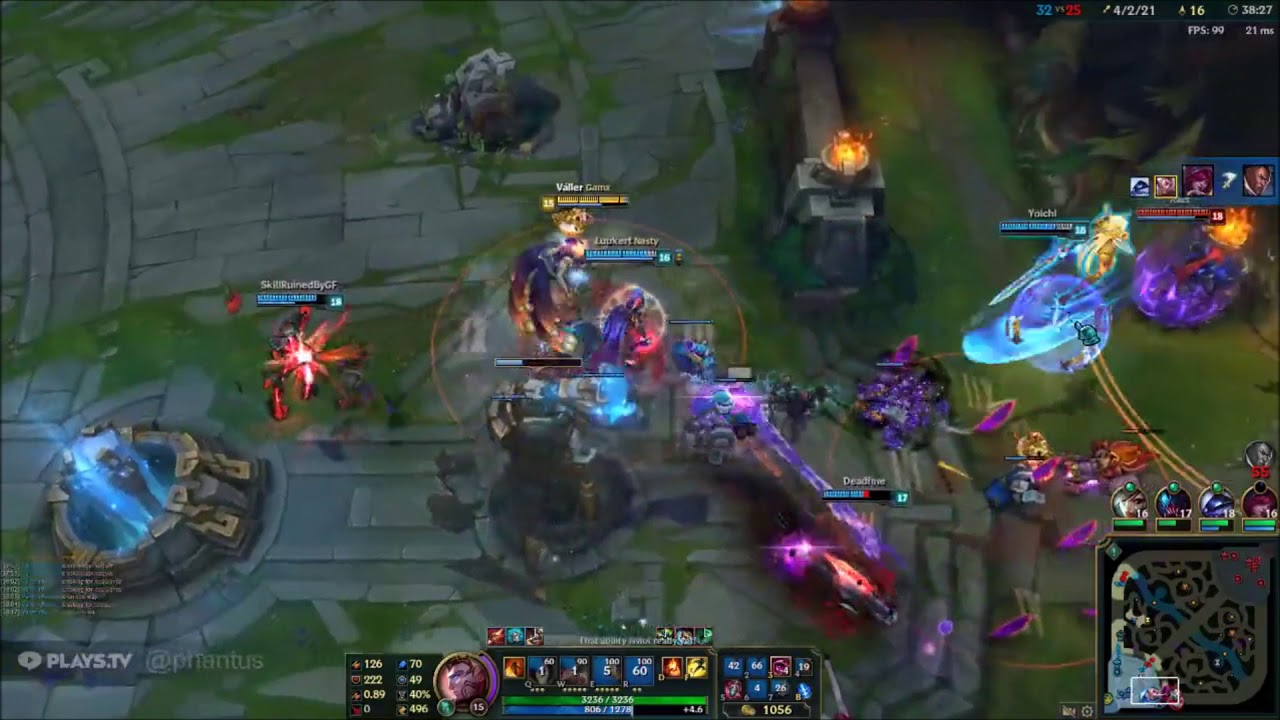 Valler support 1v9 montage