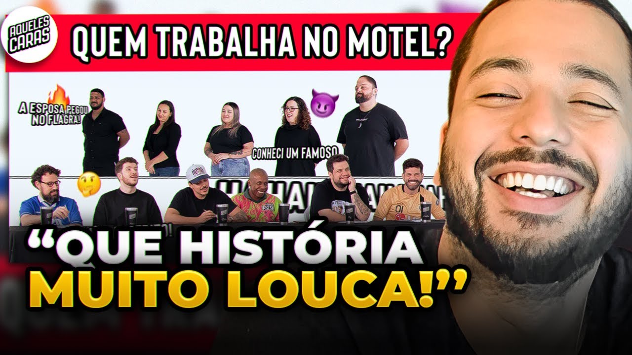 SERÁ QUE CONSIGO ACERTAR? QUEM TRABALHA NO MOTEL? | REACT - AQUELES CARAS
