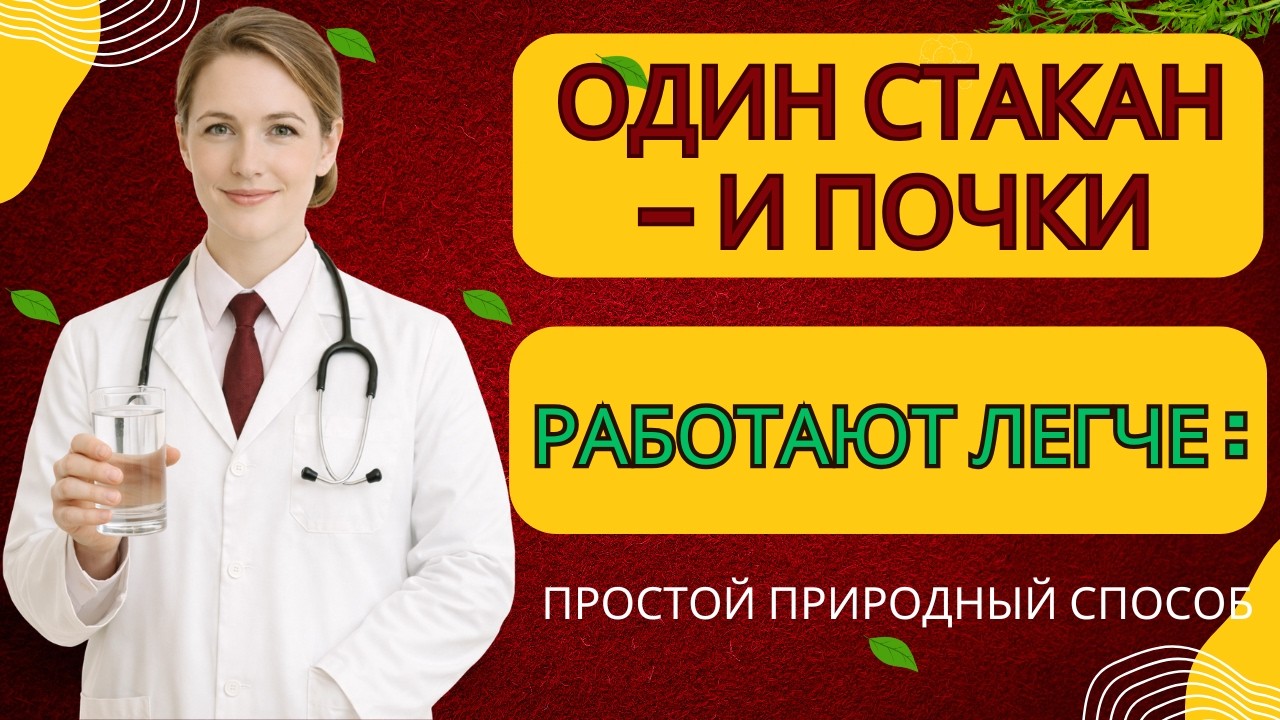 Один стакан — и почки работают легче: простой природный способ |Здоровье пожилых людей