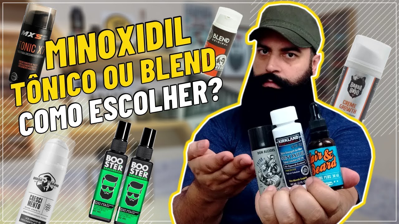 Como ESCOLHER entre MINOXIDIL, TÔNICO ou BLEND? Dicas para não fazer uma compra ruim
