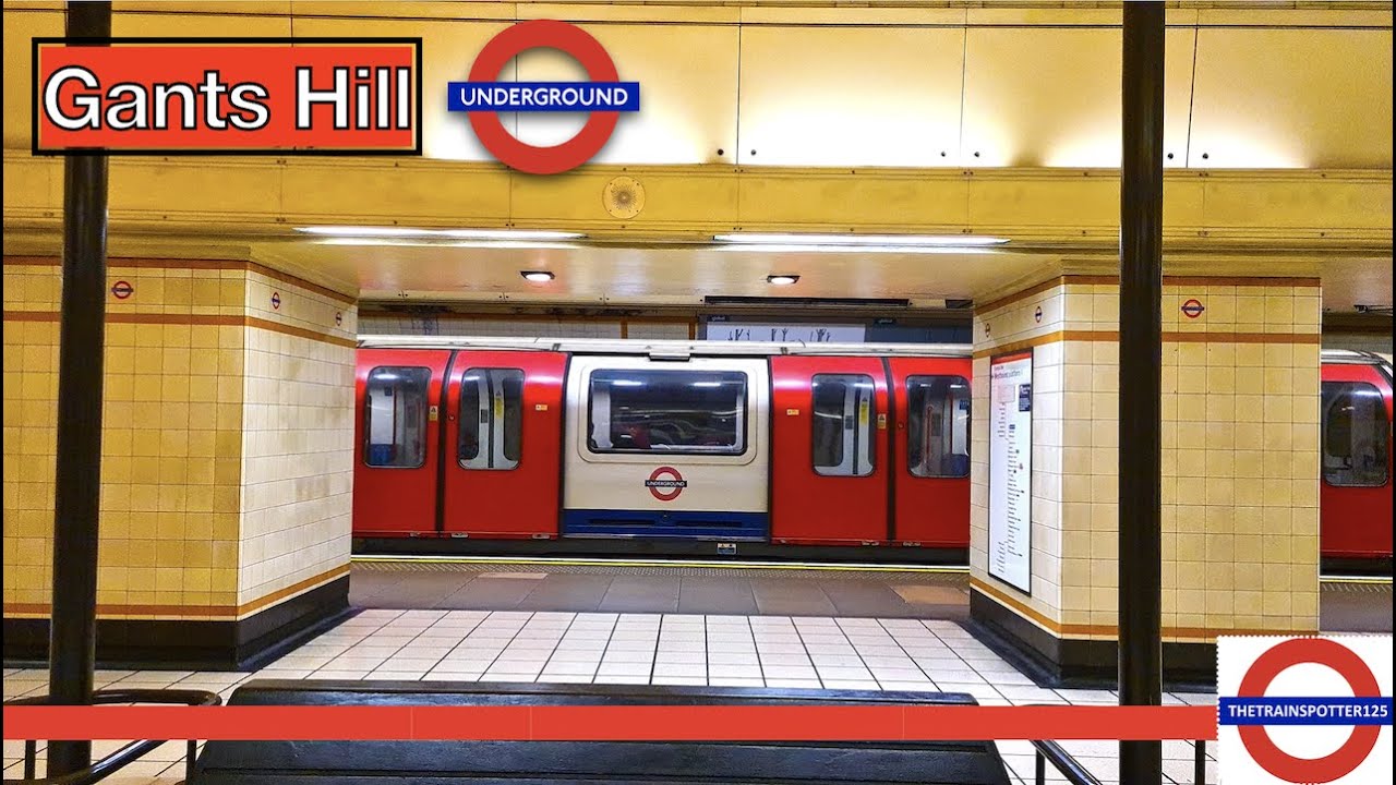 Central Line Action at Gants Hill