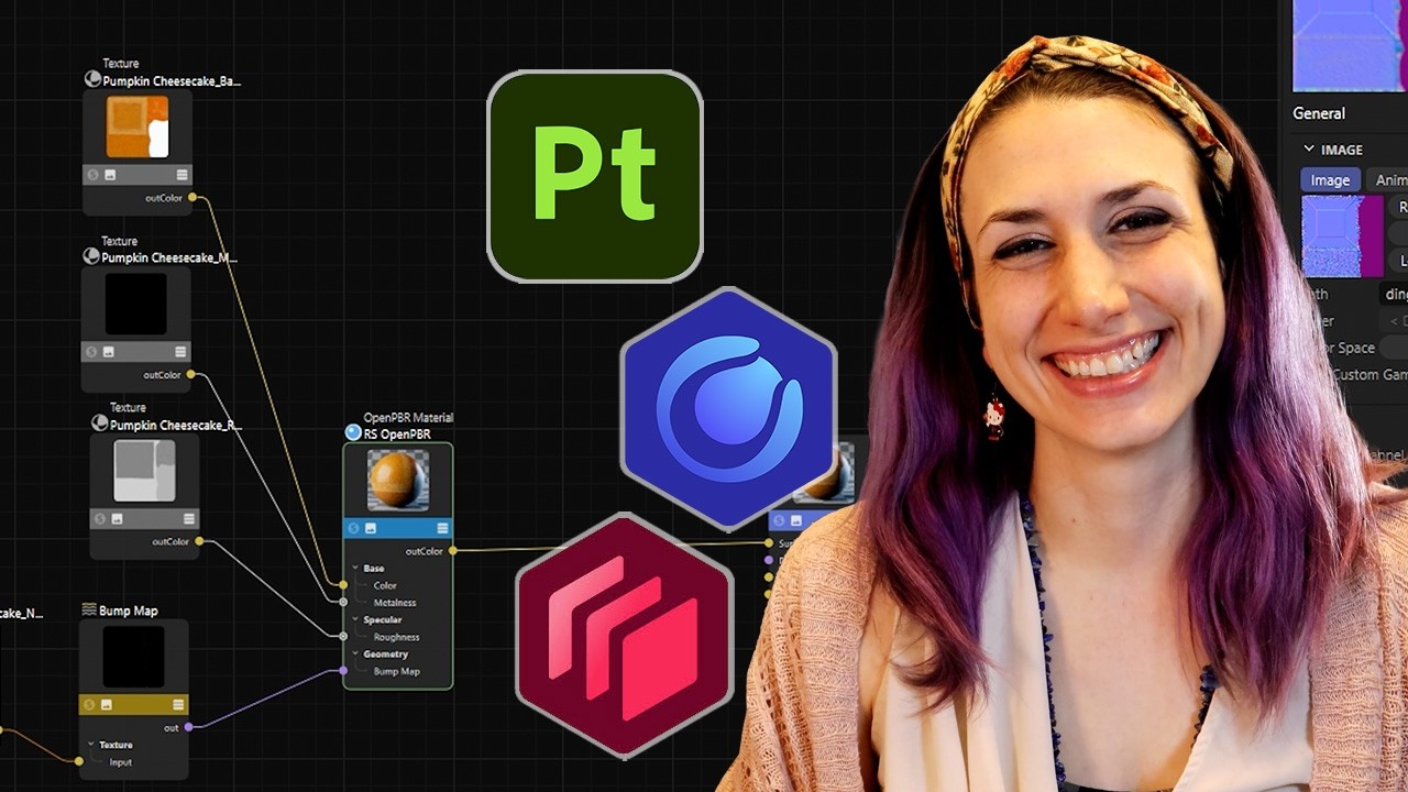 Setup Substance 3D Painter Textures in Redshift | EP155.1