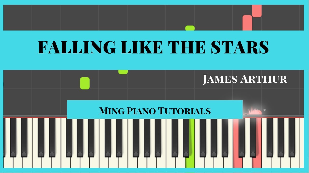 Falling Like The Stars - James Arthur Piano Sheet Music (Ming Piano Tutorials)
