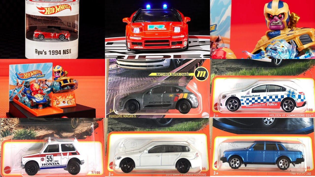 Ridiculous Hot Wheels SDCC Marvel Racerverse, 2023 Matchbox Mix T and U Update