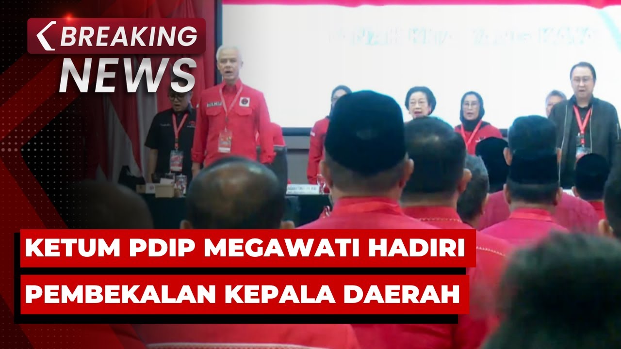 BREAKING NEWS - Ketum PDIP Megawati Hadiri Pembekalan Kepala Daerah Pemenang Pilkada 2024