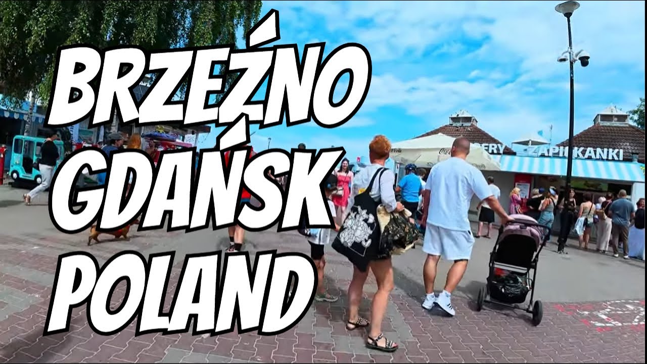 Brzeźno Gdańsk Polska - wspomnienie z wakacji 2025 (Brzeźno, Molo, Park Reagana)