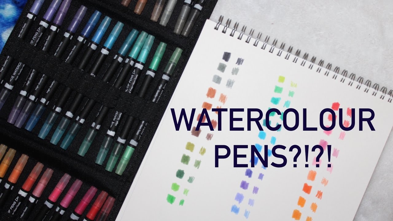 Docraft Artiste 36 Pack Watercolour Pens Review!!!