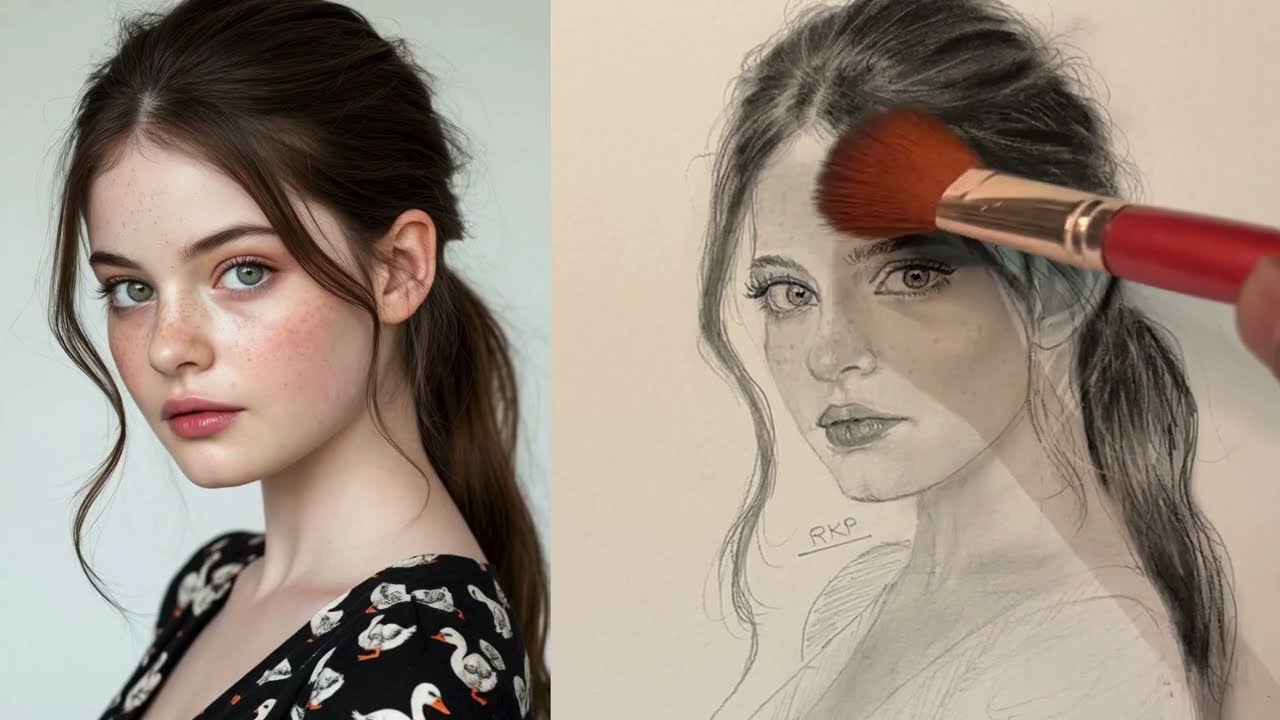 How to Make Realistic Portrait With Pencil
