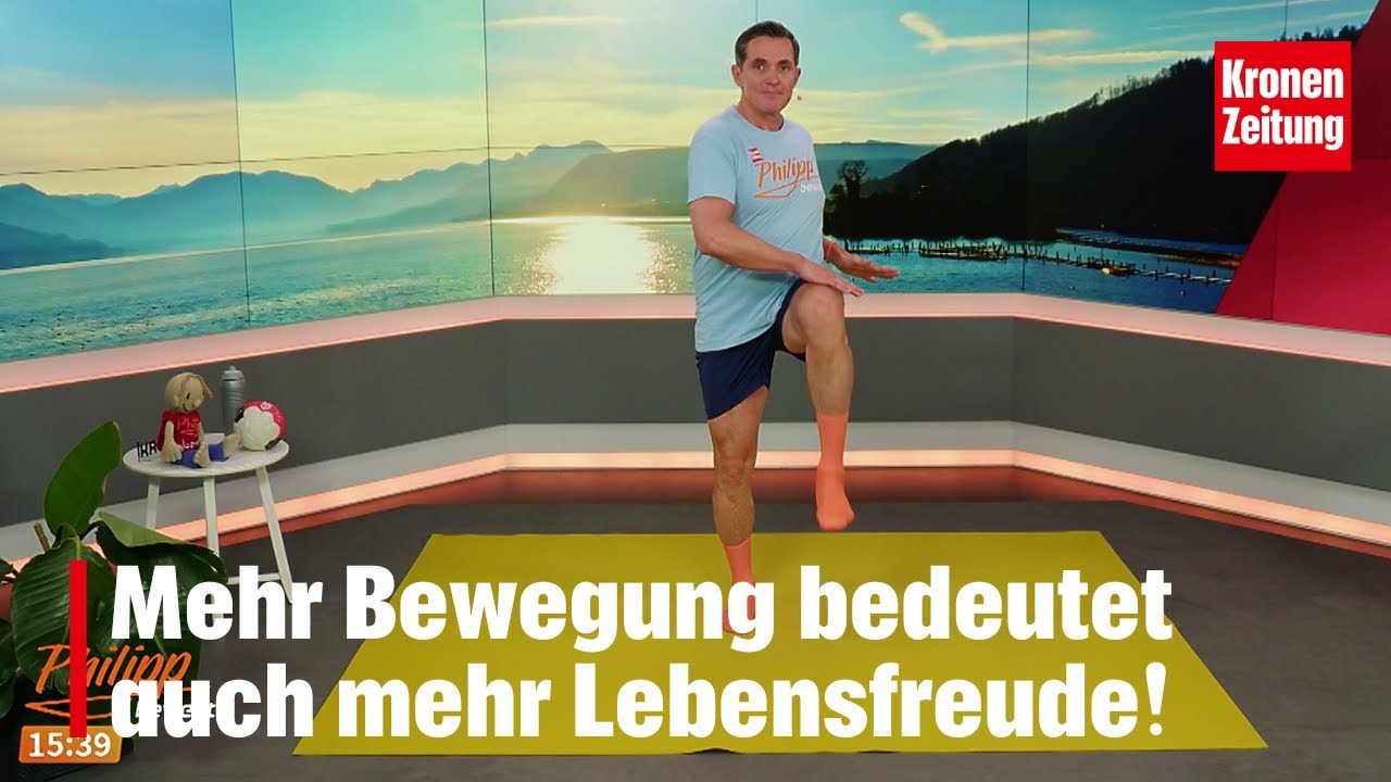 Philipp bewegt am Mittwoch, 13.8.: Mehr Bewegung, mehr Lebensfreude