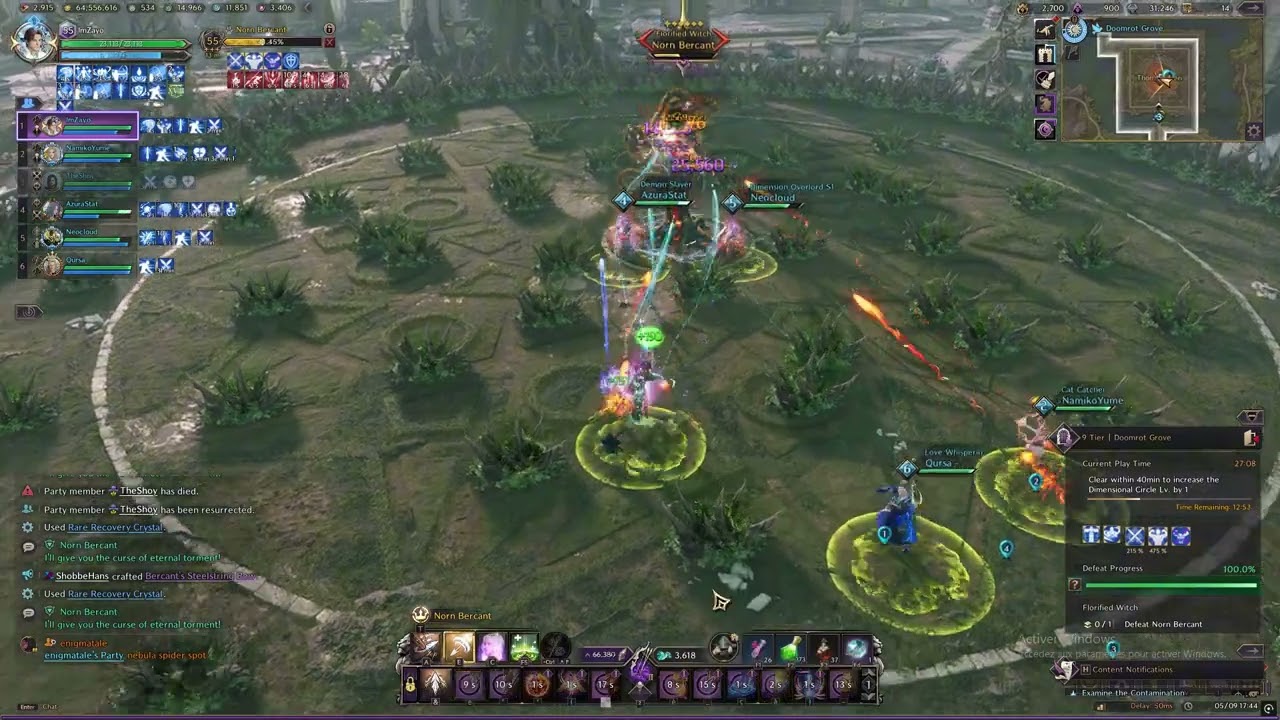 Doomrot Grove Tier 9 Throne and liberty liberator POV