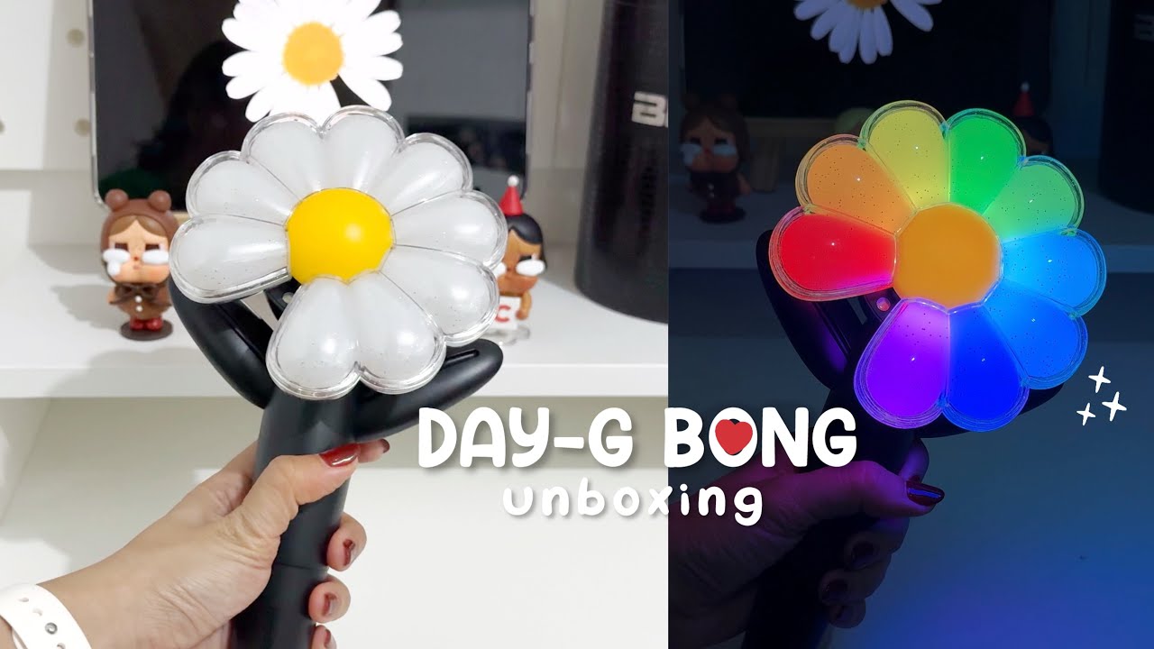 Unboxing GDragon Official Lightstick (Day-G Bong) 🌼🌼🌼