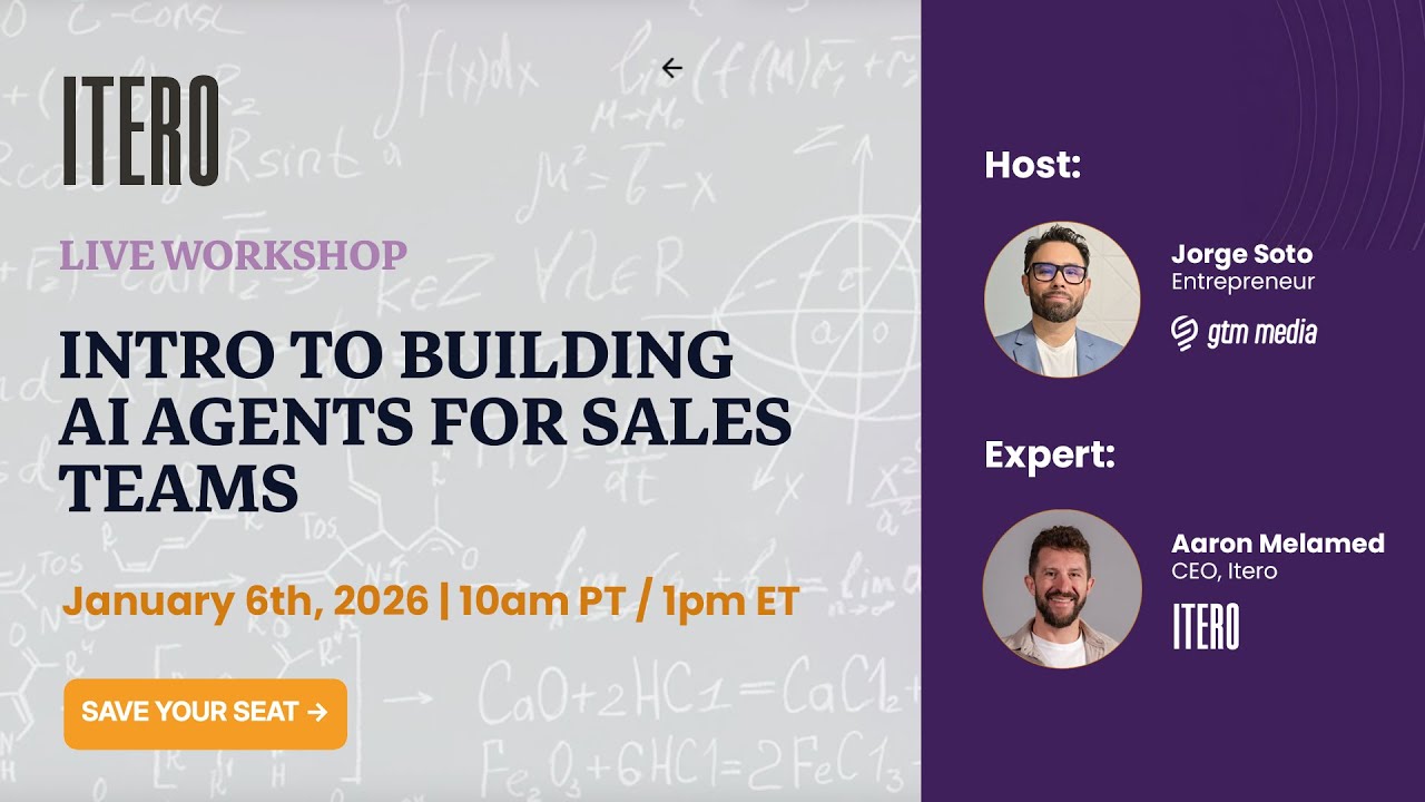 Intro to Building AI Agents For Sales Teams