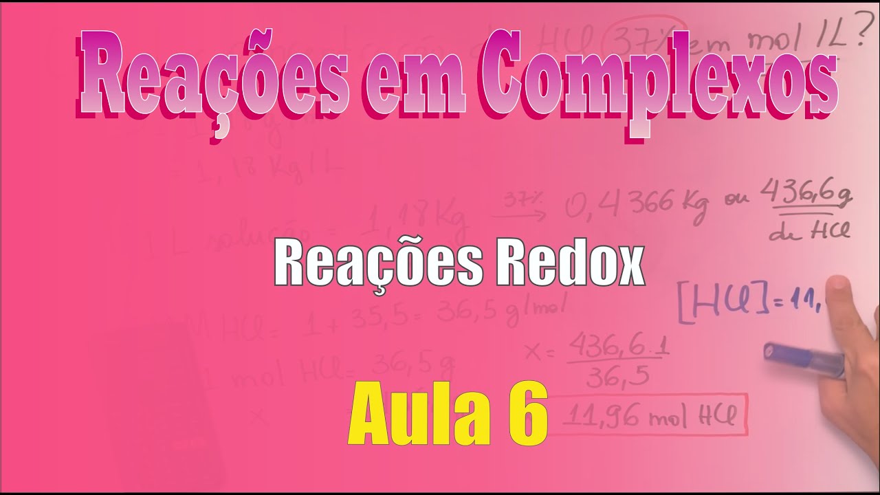 Reações em Complexos - Aula 6: Reações Redox em Complexos