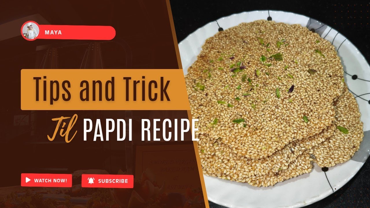 Makar Sankranti Special Til Papdi Recipe/ two ingredients til recipe / til patti recipe