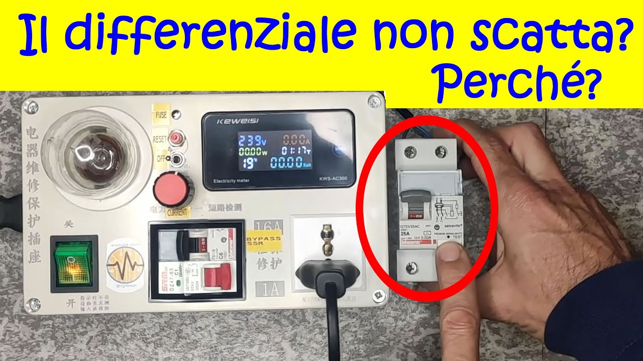 🔧 Interruttore Differenziale guasto? | Come diagnosticarlo