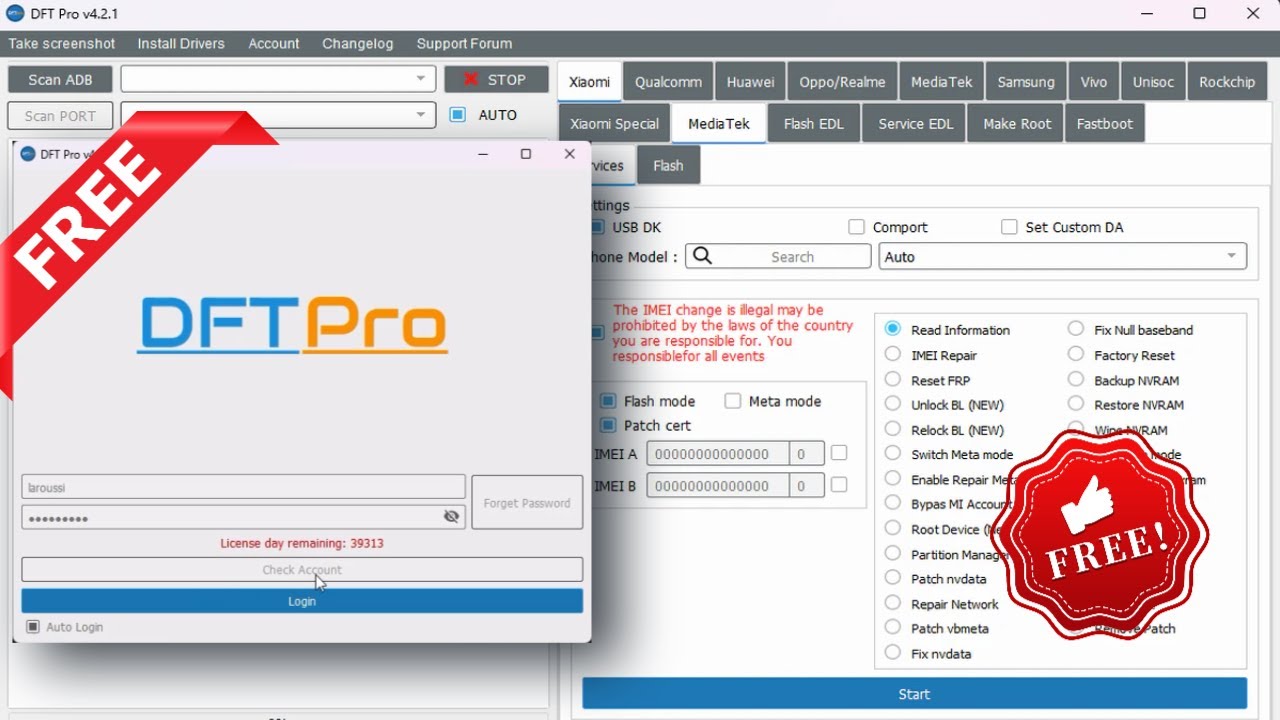 DFT Pro V4.2.1 Full FREE Offline Working 100% NOT TESTED