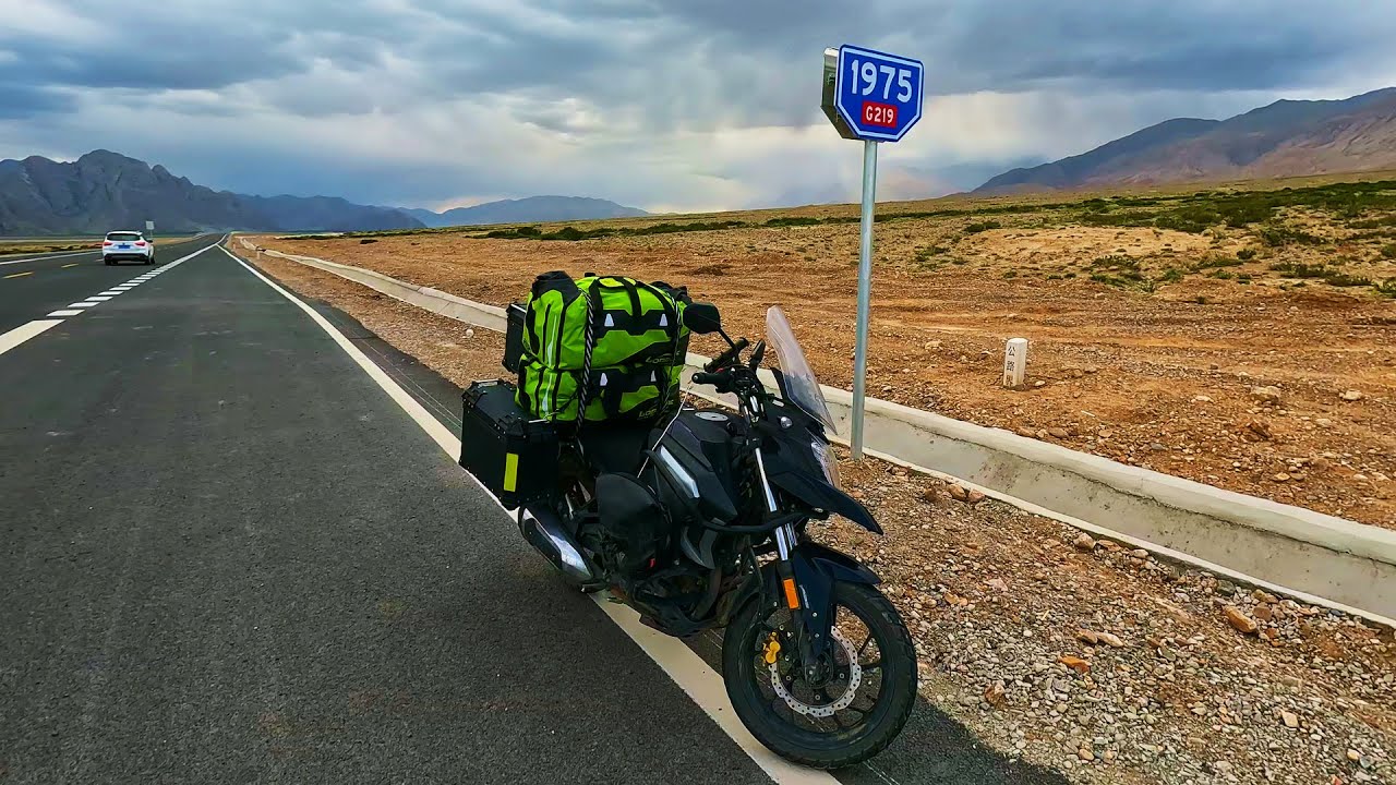 【4K】Motorcycle Tour in Western China 47:Artux, Xinjiang - Uqturpan, Xinjiang