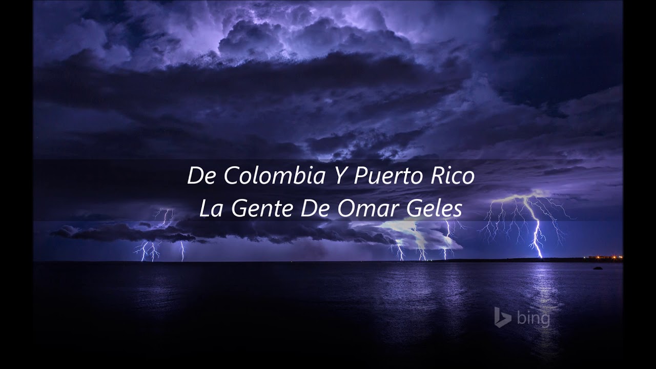 De Colombia Y Puerto Rico - La Gente De Omar Geles