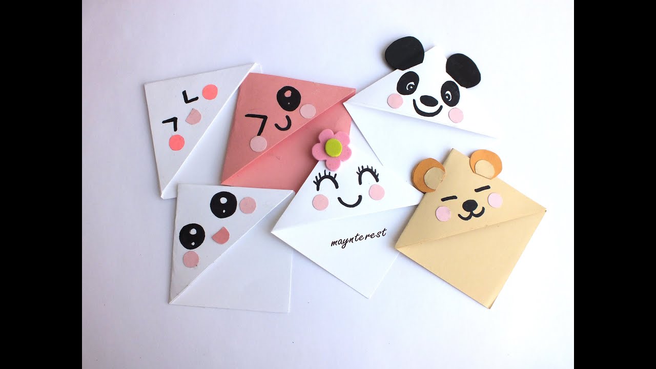 Manualidades: SEPARADORES Kawaii para LIBROS