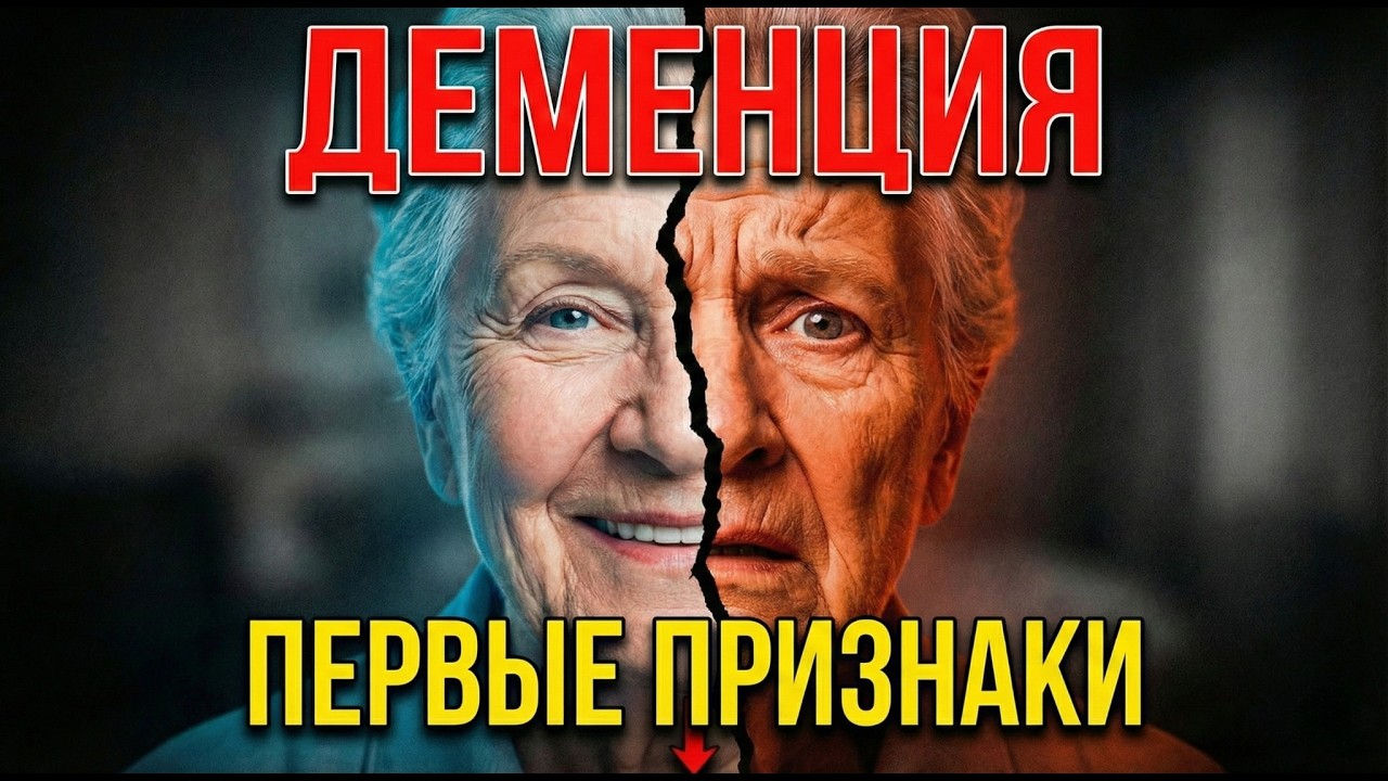 🧠 Первые признаки деменции: 4 сигнала, которые нельзя игнорировать