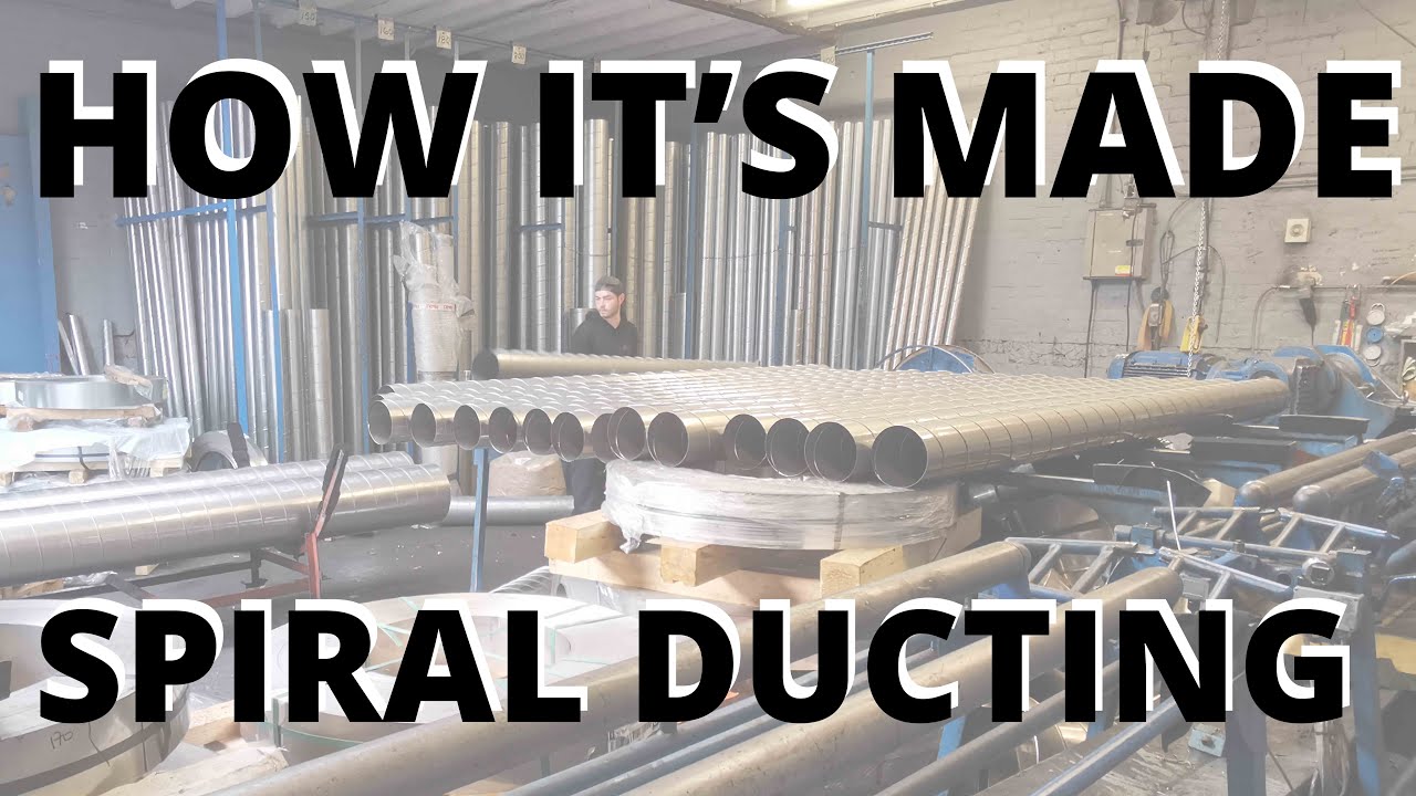 Spiral Duct Machine - Manufacturing Spiral Pipe