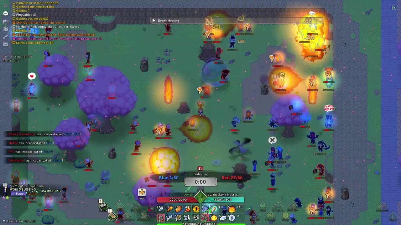 BossTDM 75plus players  HAWK server Nin Online