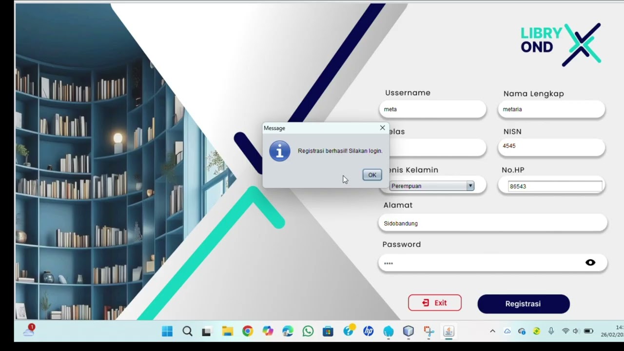 Demo Program Aplikasi Perpustakaan
