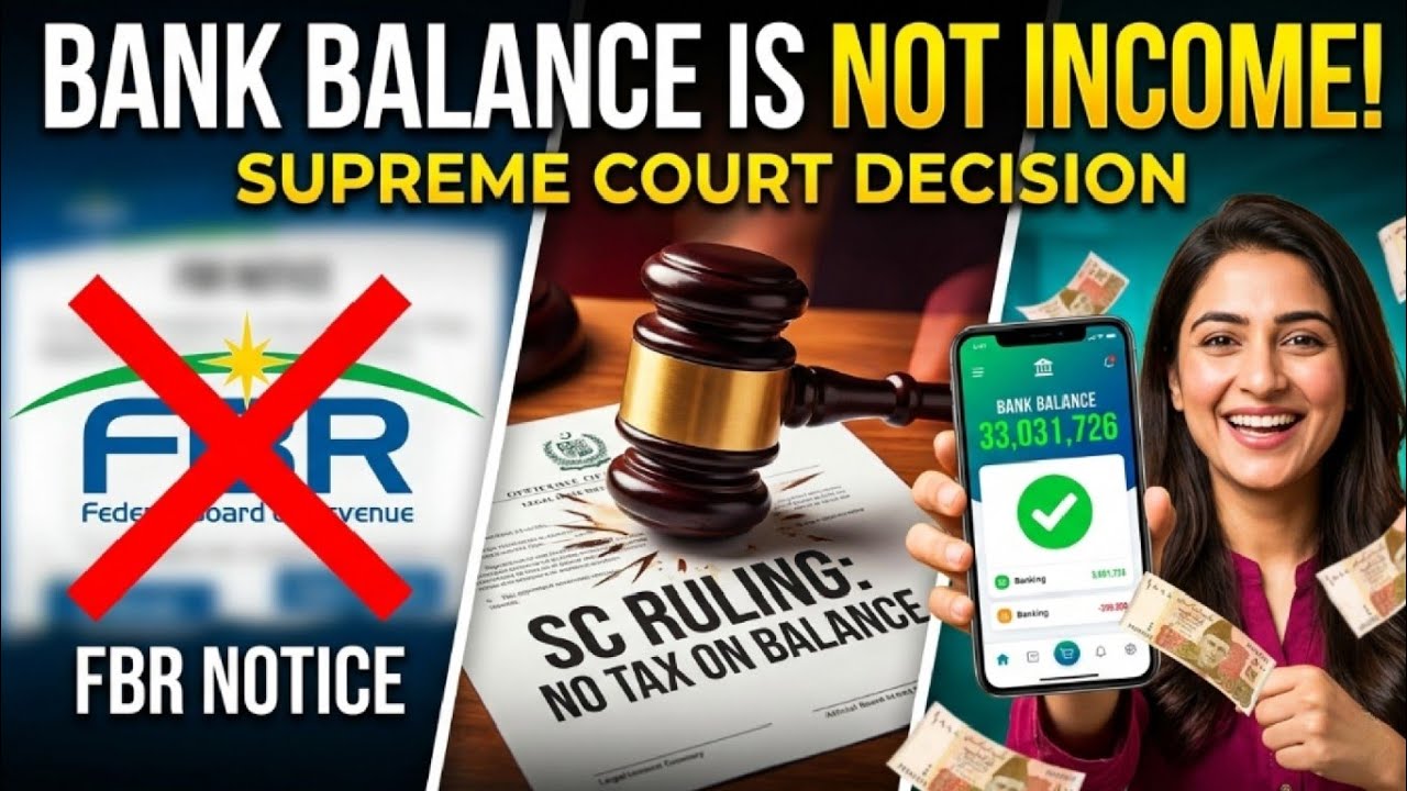 FBR Notice on Bank Transactions? Supreme Court Ruling Explained