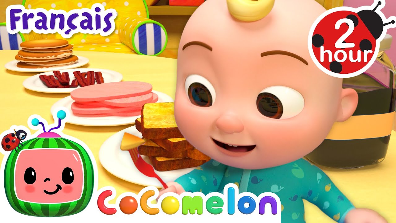 Petit D&eacute;jeuner | Chansons pour B&eacute;b&eacute;s | CoComelon Le coin des Animaux de JJ - Comptines