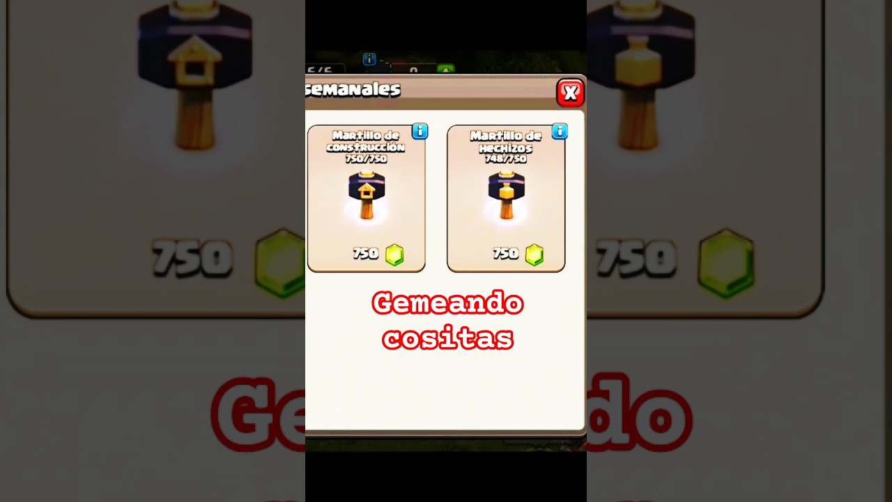 Gemeando cosas en #clashofclans
