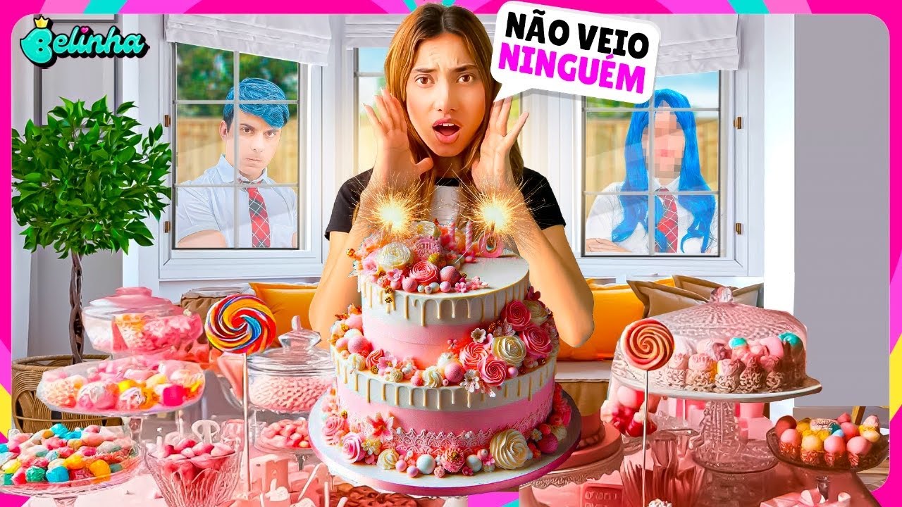NINGUÉM FOI PARA A FESTA DE ANIVERSÁRIO DA BIA POR CULPA DO ZIT E DA MENINA QUE NÃO GOSTA DA BELINHA