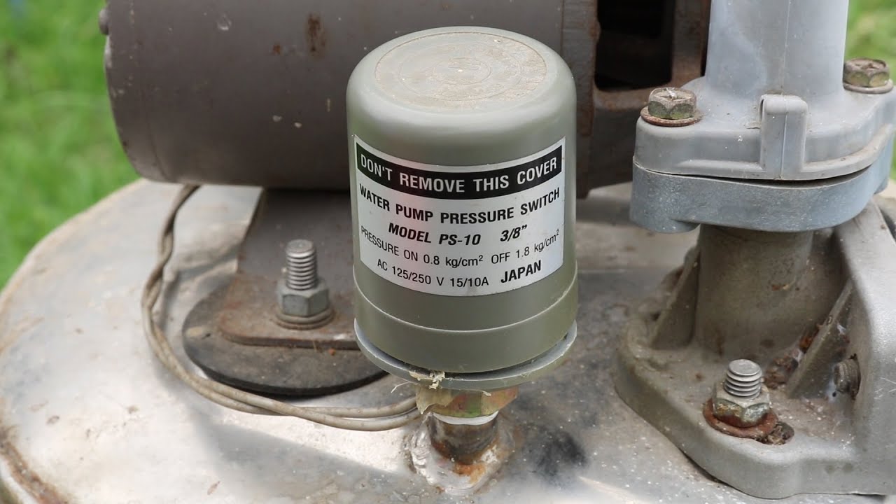 เปลี่ยนสวิตซ์แรงดันปั้มน้ำ Pressure Switch Water pump