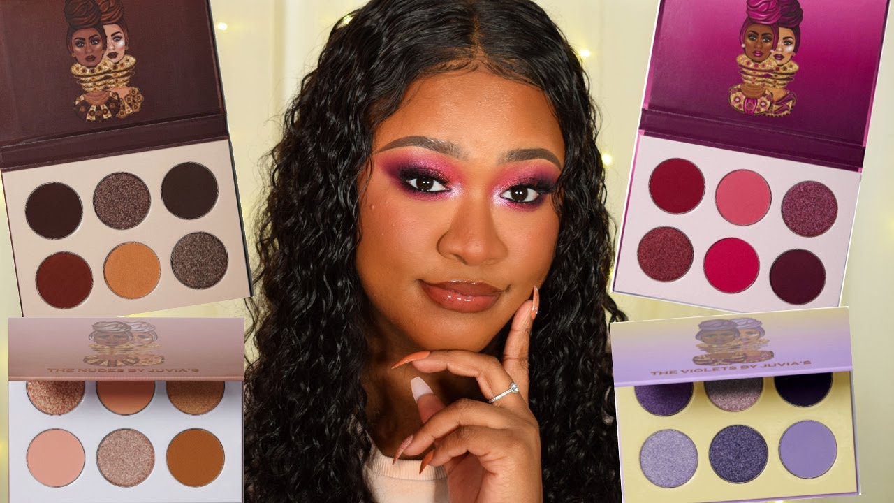 TESTING NEW JUVIAS PLACE MINI PALETTES! BERRIES, CHOCOLATES, NUDE & VIOLETS