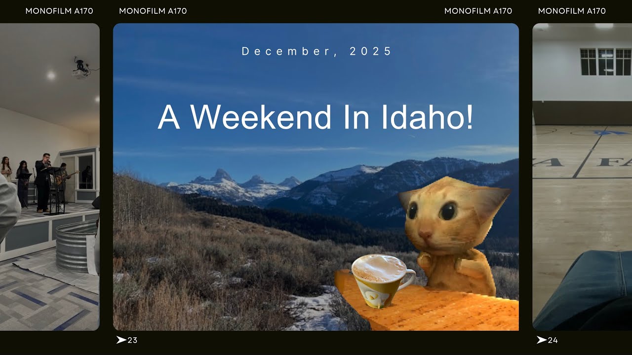 I went to Idaho for a weekend + Xochitl’s baptism! (in 2025)