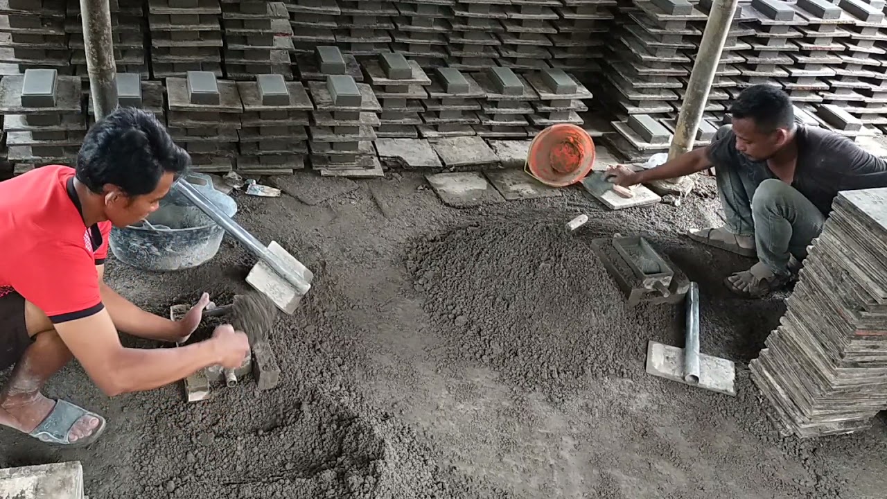 Cara mudah bikin paving blok kualitas baik kuat.