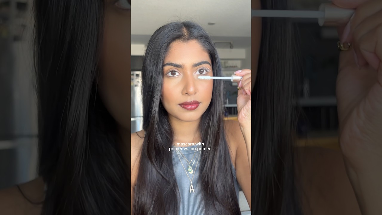 Lash Primer VS No Lash Primer.. who&rsquo;s the winner?? #makeup #lashprimer #lorealparis